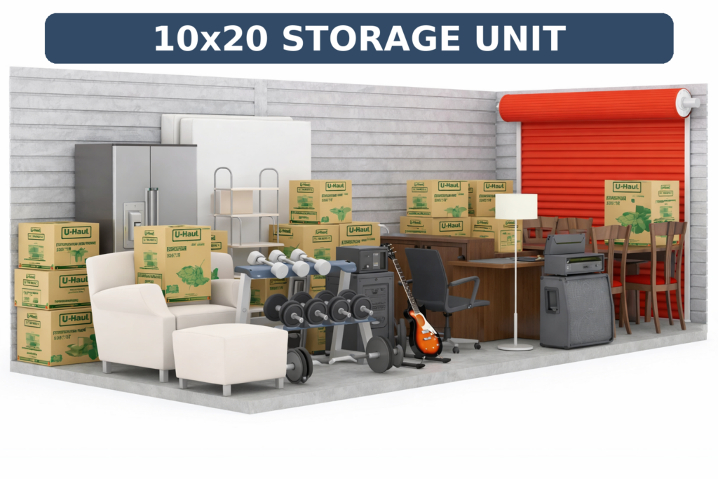10x20 storage unit large - merdian self storage